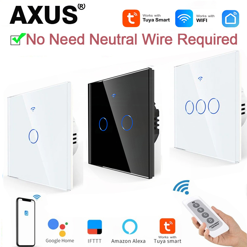 Smart Relay Tuya - AXUS EU WiFi Slimme Lichtschakelaars Zonder