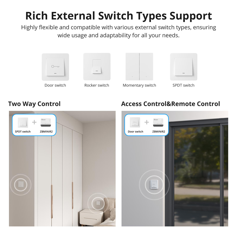 SONOFF ZBMINIR2 Zigbee Smart S - Sonoff recensie en prijs