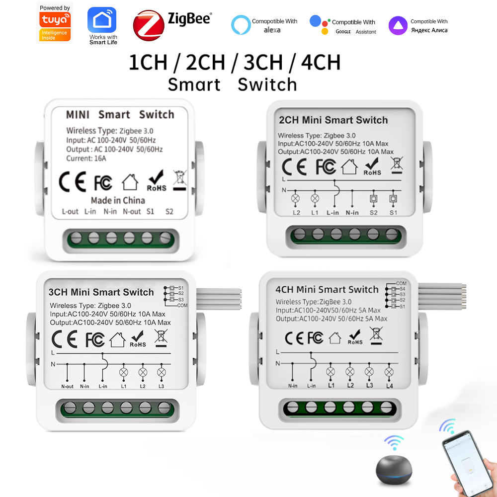 Tuya Zigbee 3.0 Smart Switch 1 - Smart Relay Tuya recensie en prijs