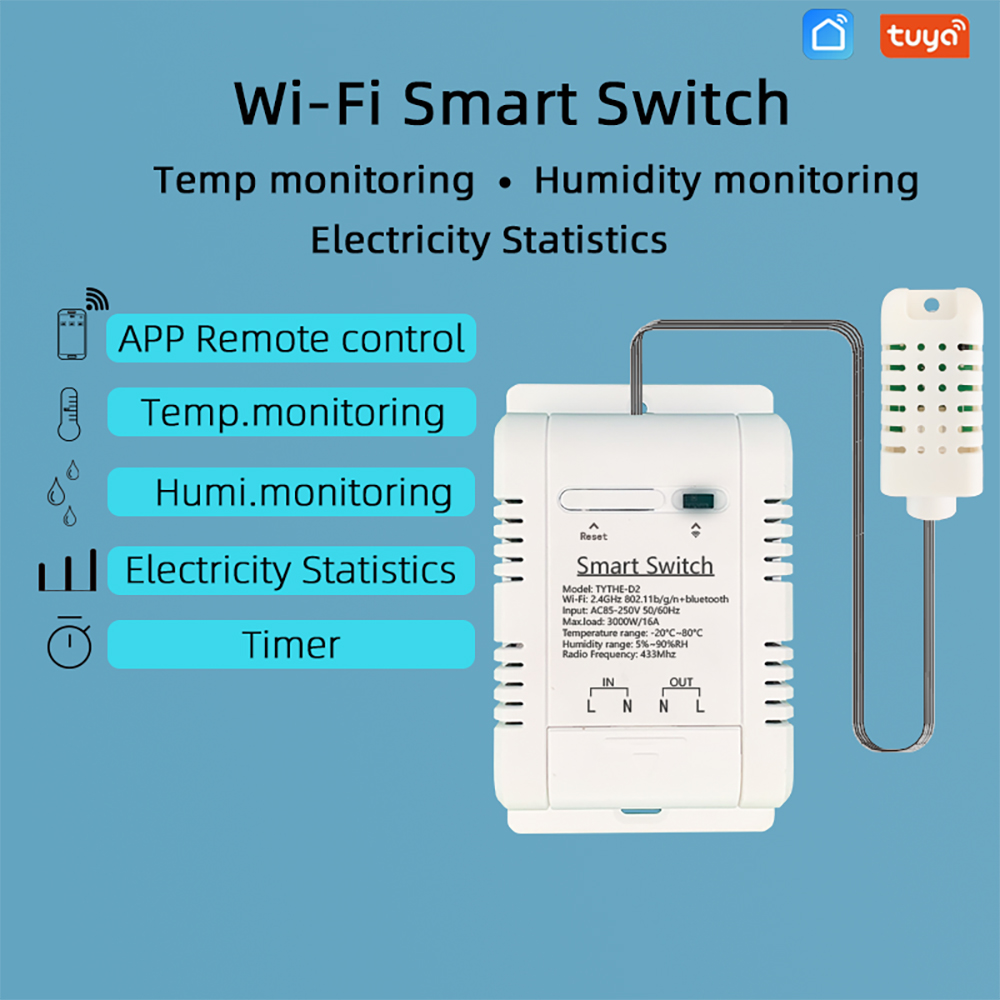 Tuya Wifi Slimme Temperatuur V - Tuya 4 Channel recensie en prijs