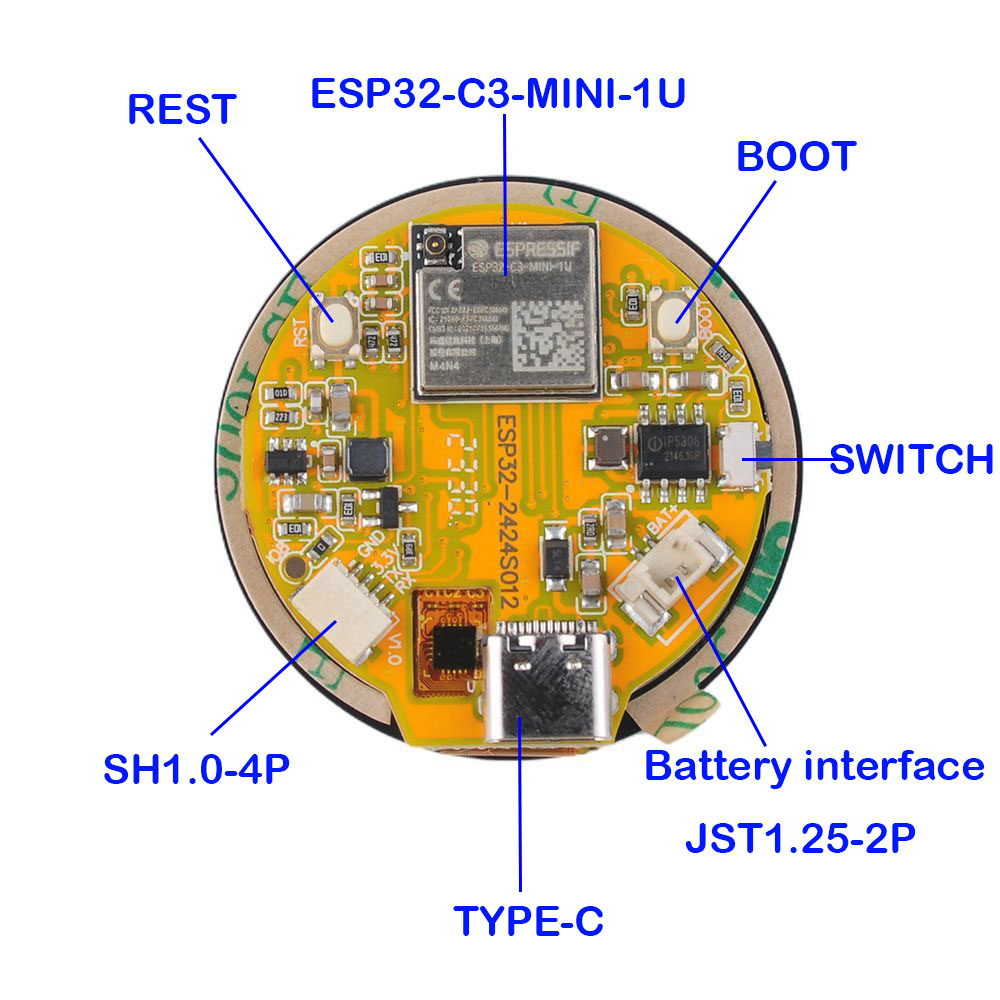 ESP32 Display 1,28 inch ESP32- - Smart Home Module Iot recensie en prijs