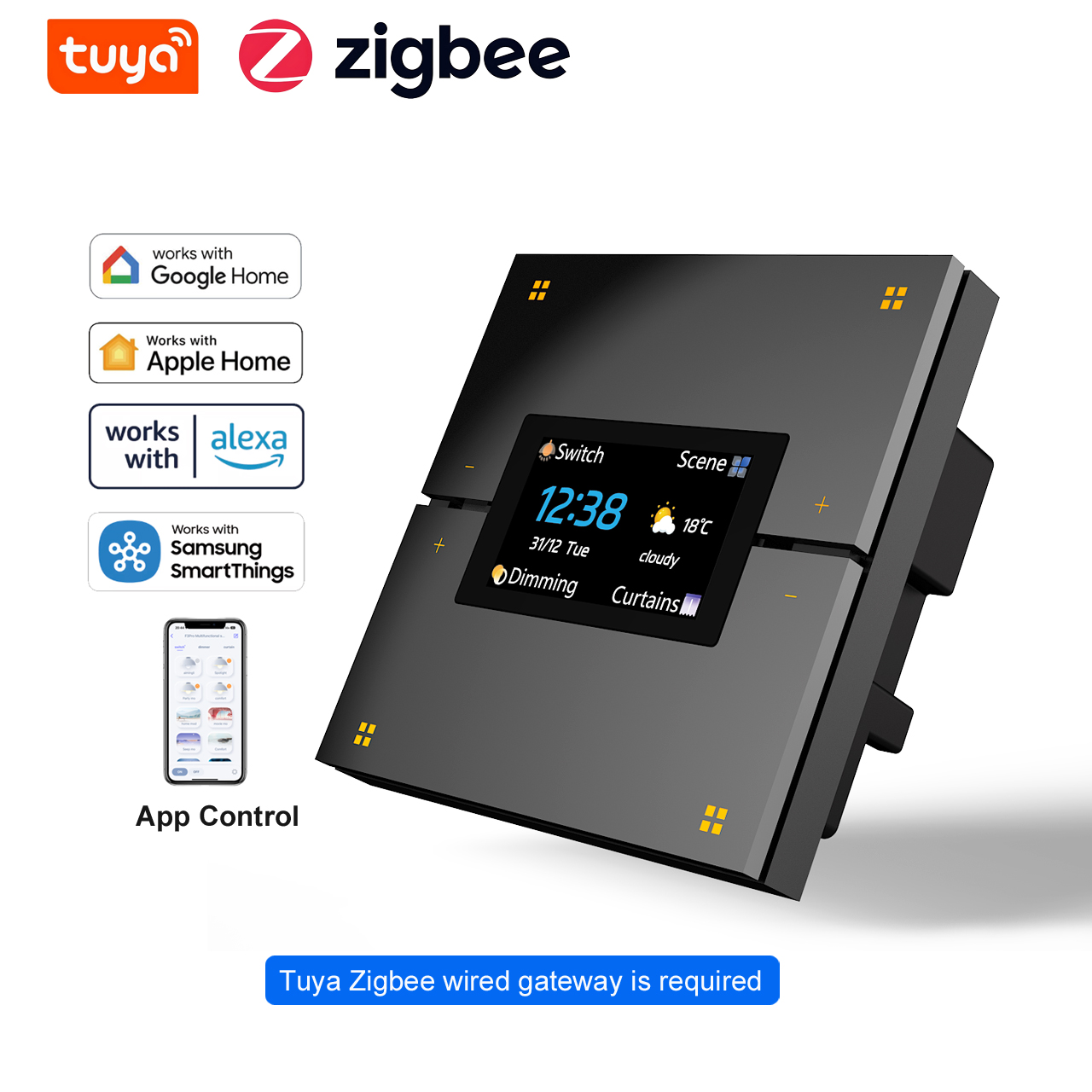 M9 Pro 8-knops UK Tuya Smart W - Smart Relay Tuya recensie en prijs