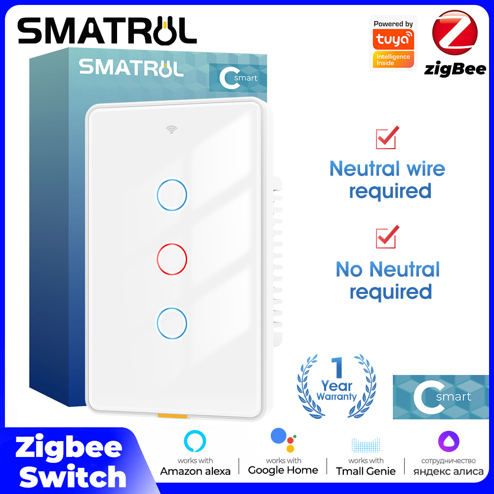 Tuya Zigbee Smart Light Touch- - Smart Relay Tuya recensie en prijs